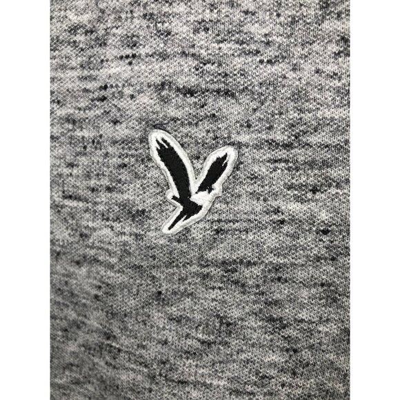 American Eagle Outfitters Mens Super Soft Slim Fit Polo Shirt S Gray Golf Preppy - Picture 4 of 8